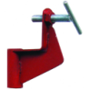 Coulisseau simple en acier peint rouge pour piquet d'implantation Altrad P6695SN