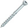 Vis pour pare-closes tête fraisée bombée acier zingué blanc T-Drive TX10 3.5x50 - Boîte de 500