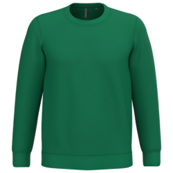 Sweat-shirt col rond unisexe K474 Kariban coloris Vert Kelly