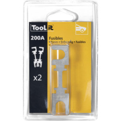 Fusibles 200 A - lot de 2 pour (NEOSTART / PROSTART / GYSTART / STARTIUM)