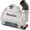 Carter de protection Makita pour rainurage avec raccord d'aspiration pour meuleuse Ø125 mm