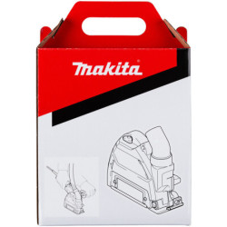 Carter de protection Makita pour rainurage avec raccord d'aspiration pour meuleuse Ø125 mm