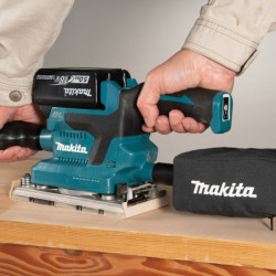 Ponceuse vibrante MAKITA 18V 93x185 mm + AWS