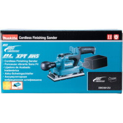 Ponceuse vibrante MAKITA 18V 93x185 mm + AWS