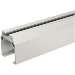 Rail alu 39.5 x 36mm 3 métres anodise