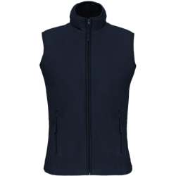 Veste sans manches micropolaire femme navy