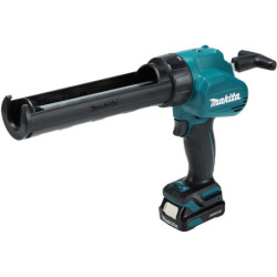 Pistolet à mastic sans fil Makita CG100DSAEB 12V 2Ah pour cartouches de 600 ml avec 2 batteries