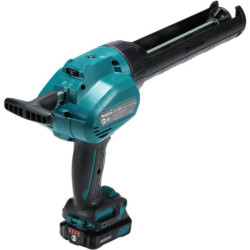 Pistolet à mastic sans fil Makita CG100DSAEB 12V 2Ah pour cartouches de 600 ml avec 2 batteries