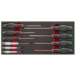 Module mousse 10 tournevis Protwist Torx Taille 1/3 Facom