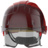 Casque de sécurité ventilé avec lunettes EVO VISTALens Rouge JSP