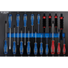 Module mousse 19 pièces tournevis, burins gainés et chasse-goupilles gainés King Tony
