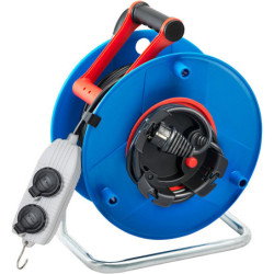 Enrouleur électrique Standard SM4-RB 40m câble H05VV-F 3G1,5 Powerblock 4 prises à clapet