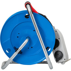 Enrouleur électrique Standard SM4-RB 40m câble H05VV-F 3G1,5 Powerblock 4 prises à clapet