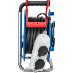Enrouleur électrique Standard SM4-RB 40m câble H05VV-F 3G1,5 Powerblock 4 prises à clapet