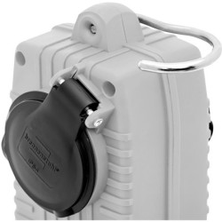 Enrouleur électrique Standard SM4-RB 40m câble H05VV-F 3G1,5 Powerblock 4 prises à clapet