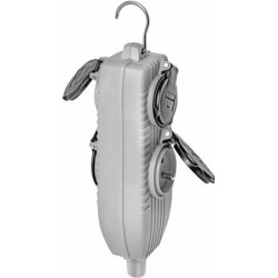 Enrouleur électrique Standard SM4-RB 40m câble H05VV-F 3G1,5 Powerblock 4 prises à clapet