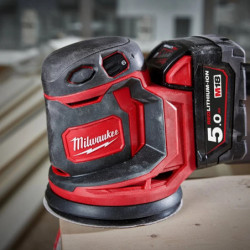 Ponceuse excentrique 18V Ø125 mm Milwaukee M18 BOS125-0 sans batterie ni chargeur