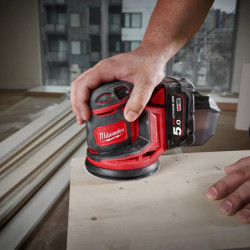 Ponceuse excentrique 18V Ø125 mm Milwaukee M18 BOS125-0 sans batterie ni chargeur