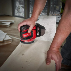 Ponceuse excentrique 18V Ø125 mm Milwaukee M18 BOS125-0 sans batterie ni chargeur