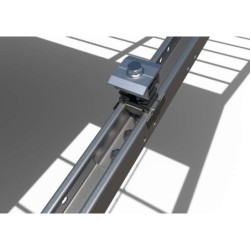 Rail solaire perforé INDEXTRUT 41x41x1.5mm Longueur 2.5m pack de 6