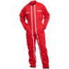 Combinaison de travail double fermeture rouge 65% polyester 35% coton