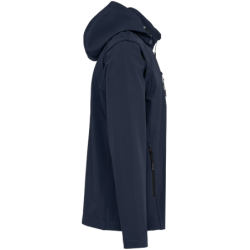 Veste Softshell unisexe K422 capuche et manches amovibles Navy