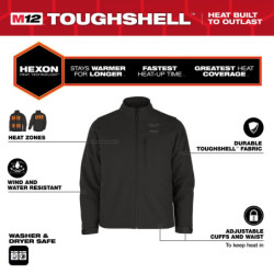 Veste chauffante coupe-vent M12 HJBL6-0
