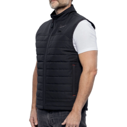 Veste chauffante sans manche RIPSTOP noire M12 HPVBL3-0