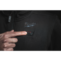 Veste chauffante sans manche RIPSTOP noire M12 HPVBL3-0