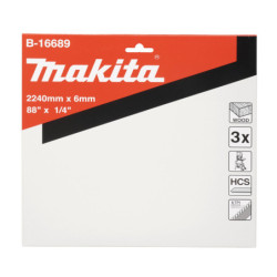Lames scie à ruban pour bois, HCS, 2 240 x 6 x 0.5 mm, 6 TPI - lot de 3 MAKITA