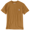 Tee shirt coton manches courtes Pocket SS marron