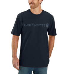Tee shirt coton manches courtes Logo SS bleu