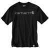 Tee shirt coton manches courtes Logo SS noir logo gris
