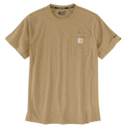 Tee shirt manches courtes Force Pocket SS beige
