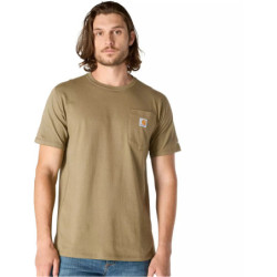 Tee shirt manches courtes Force Pocket SS beige