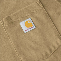 Tee shirt manches courtes Force Pocket SS beige