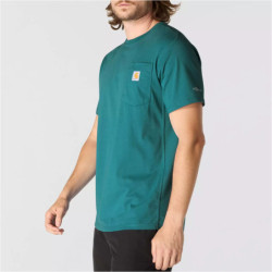 Tee shirt manches courtes Force Pocket SS bleu