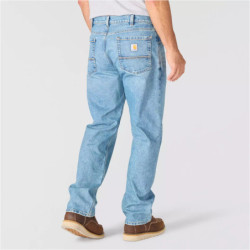 Jean coupe droite 5 poches Loose Staight bleu clair