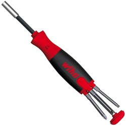 Tournevis avec magasin porte embout Wiha Lift up 6 embouts 70 mm PZ TX