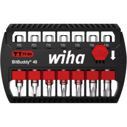 Coffret BitBuddy 7 embouts MaxxTor PZ Torx 49 mm