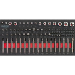 Servante ULTIMATE blanche 7 tiroirs équipée de 384 outils