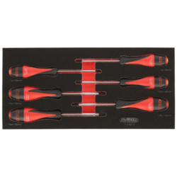 Servante ULTIMATE blanche 7 tiroirs équipée de 384 outils