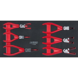 Servante ULTIMATE blanche 7 tiroirs équipée de 384 outils