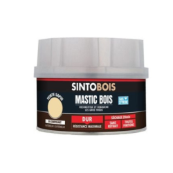 Mastic à bois SintoBois Dur pour réparer et restaurer le bois Sapin Boîte de 1.040kg