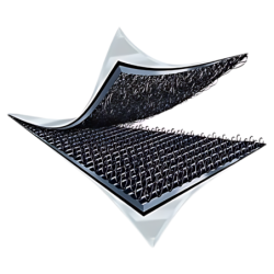 Attache à Crochet Et Boucle SJ352B 3M™, Noir, 25 mm x 1.25 m, 4.4 mm, Blister