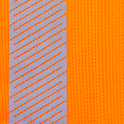 T-shirt haute visibilité Coverguard Komo II manches courtes orange et bleu marine