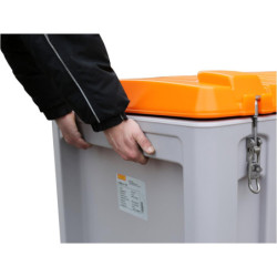 Caisse de chantier Cembox 400 en polyéthylène capacité 400 litres