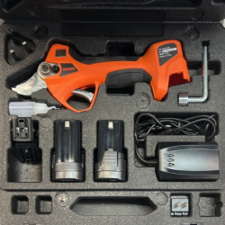 Sécateur électrique Bahco BCL20IB sans fil avec batteries et chargeur coupe de 32 mm 14,4V