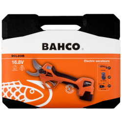 Sécateur électrique Bahco BCL20IB sans fil avec batteries et chargeur coupe de 32 mm 14,4V