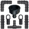 Kit de 8 raccords pour tuyau micro poreux diamètre 16 mm Raco expert